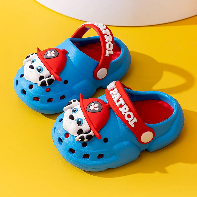 Children'S Cool Flip Flops For Boys Girl Indoor Non Slip Soft Based Cartoon Adorable Small Babies Anti Collision Hole Clogs Gift