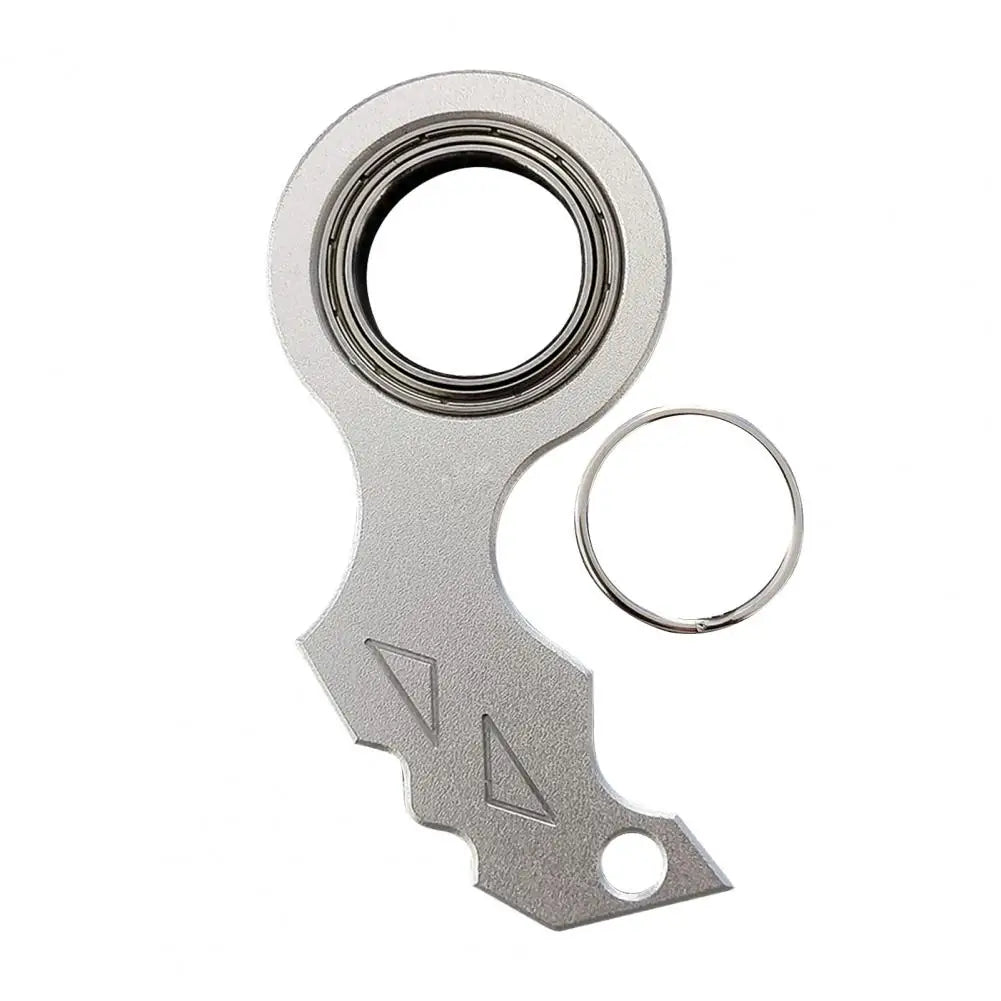 Keychain Spinner Metal Fingertip Spinning Keyring Finger Fidget Ring for Teens Adult Relieve Anxiety Boredom Keychain Fidget Toy