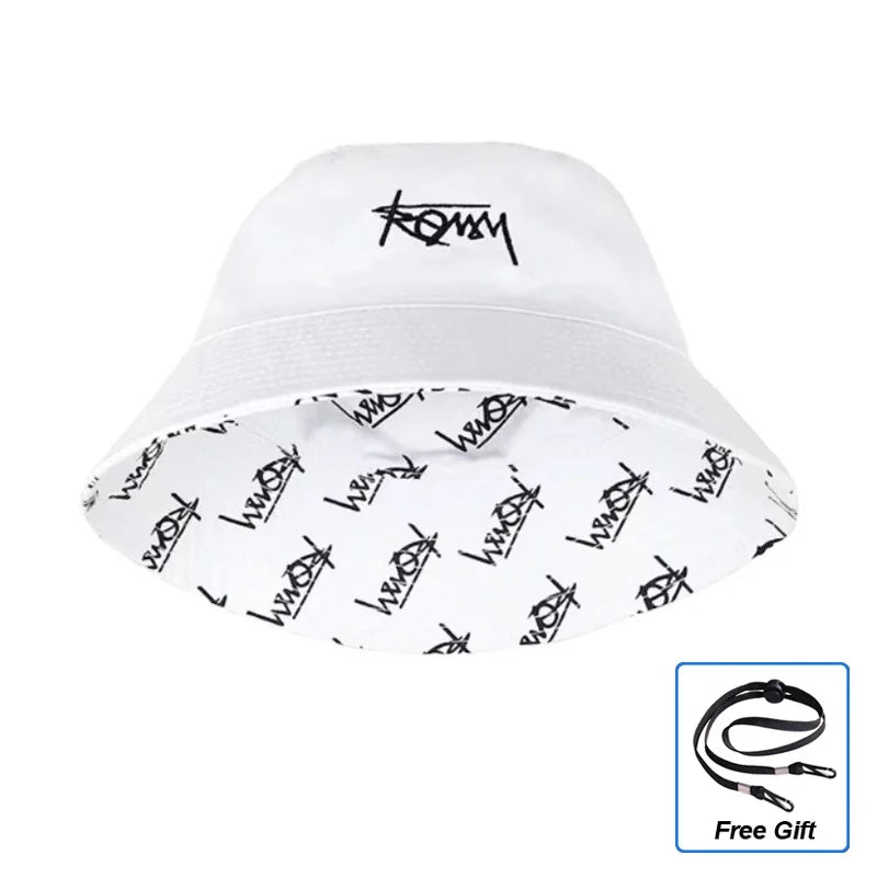 Double-sided Fisherman Hat Male big size Hawaii Korean Spring Hats for Men Casual Panama Hat Bob Hip Hop Bucket Women Caps