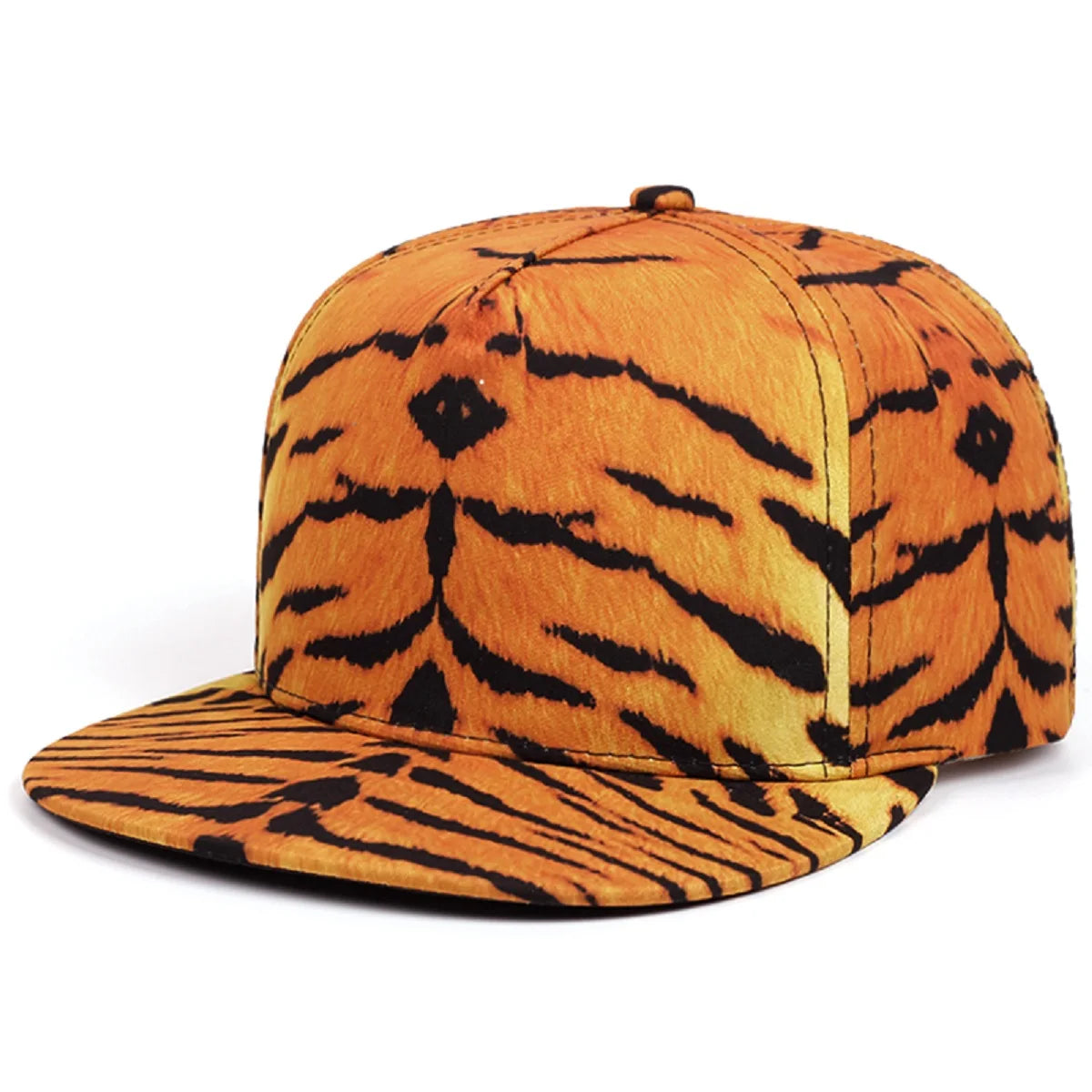 Men's Lion Animal Cartoon Printing Baseball Hat Hip Hop Fashion Women's Snapback hat Leisure Sports Button Hat Adjustable