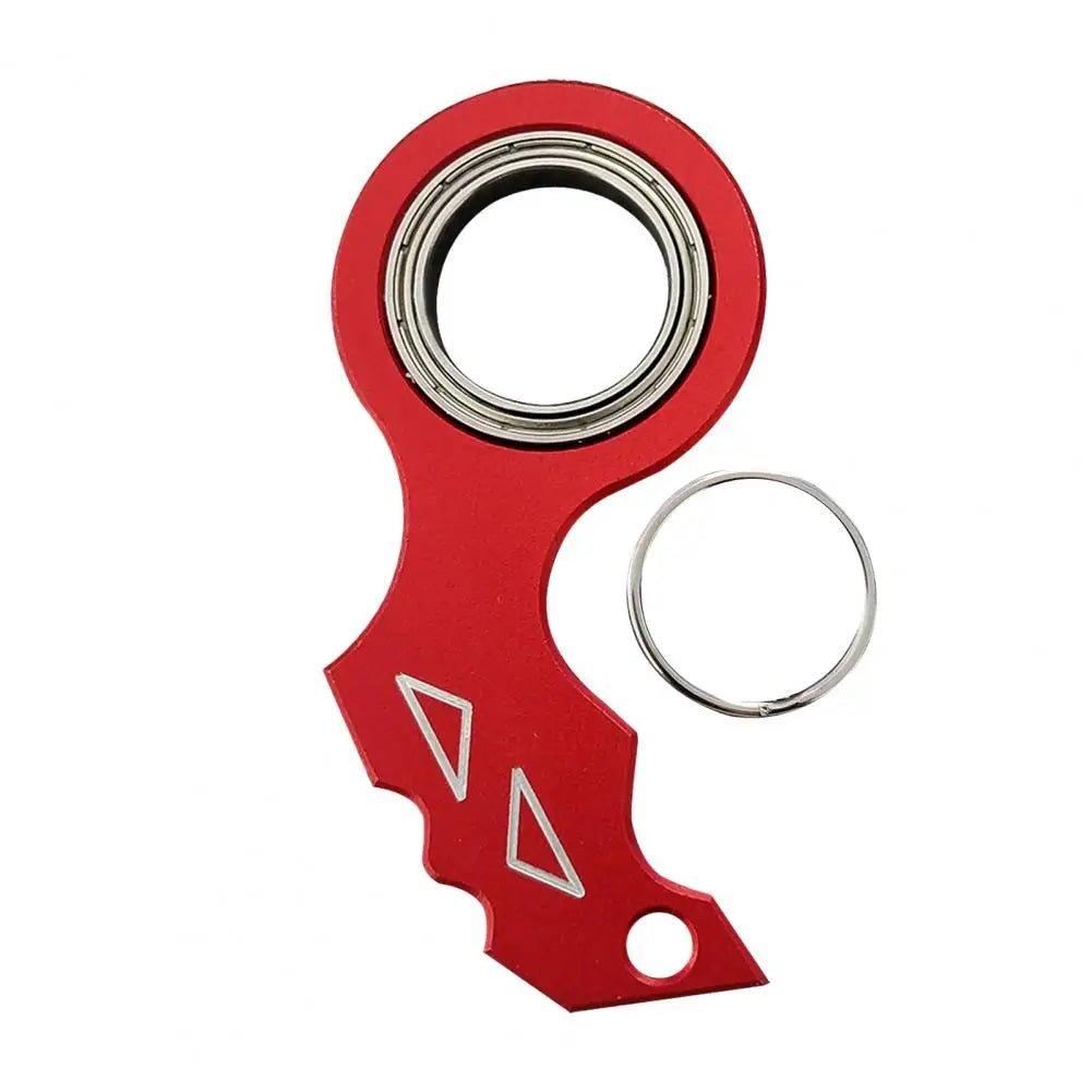 Keychain Spinner Metal Fingertip Spinning Keyring Finger Fidget Ring for Teens Adult Relieve Anxiety Boredom Keychain Fidget Toy