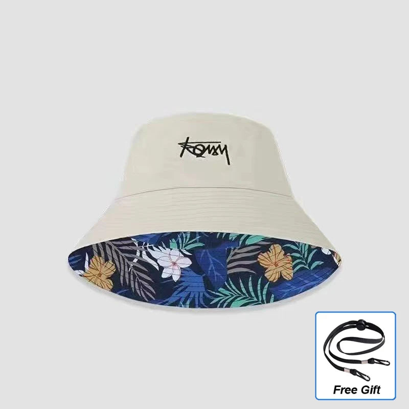 Double-sided Fisherman Hat Male big size Hawaii Korean Spring Hats for Men Casual Panama Hat Bob Hip Hop Bucket Women Caps