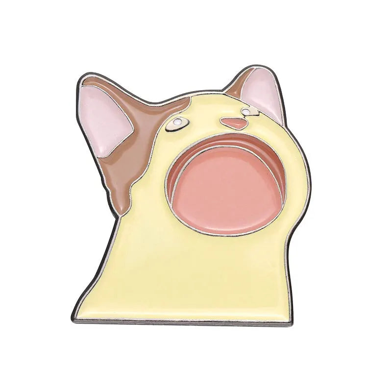 Cartoon Cat Collection Series Enamel Pins Funny Cute Kitten Brooches Lapel Badge Decorative Brooches Animal Jewelry Gift Friends