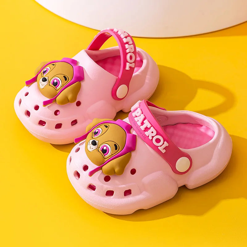 Children'S Cool Flip Flops For Boys Girl Indoor Non Slip Soft Based Cartoon Adorable Small Babies Anti Collision Hole Clogs Gift