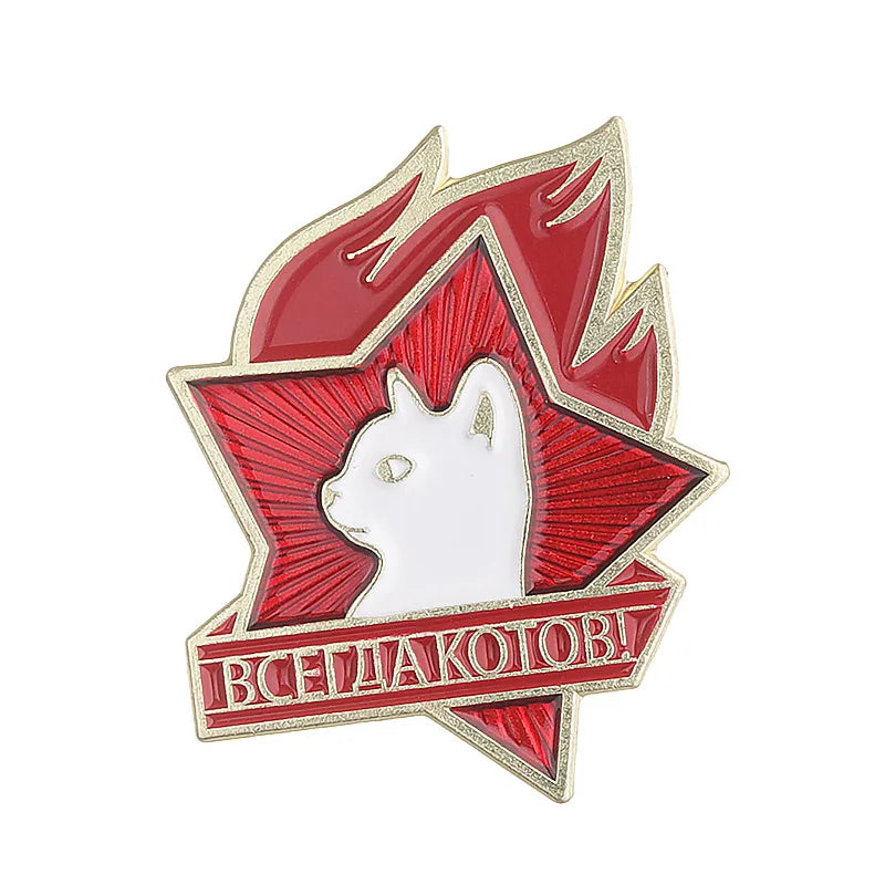 Cartoon Cat Collection Series Enamel Pins Funny Cute Kitten Brooches Lapel Badge Decorative Brooches Animal Jewelry Gift Friends