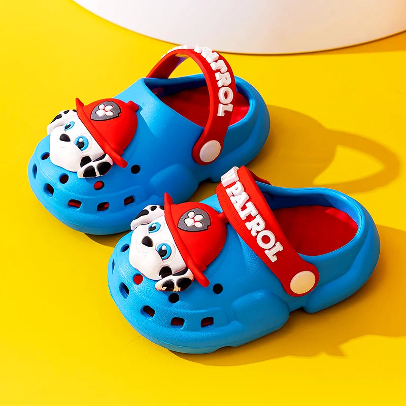 Children'S Cool Flip Flops For Boys Girl Indoor Non Slip Soft Based Cartoon Adorable Small Babies Anti Collision Hole Clogs Gift