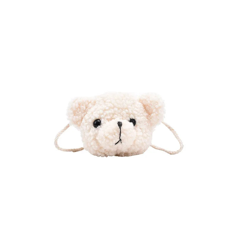 Cute Bear Plush Shoulder Bag For Children Kids Cartoon Messenger Bags kawaii Plush Purses little Girls Stuffed Animals Backpack