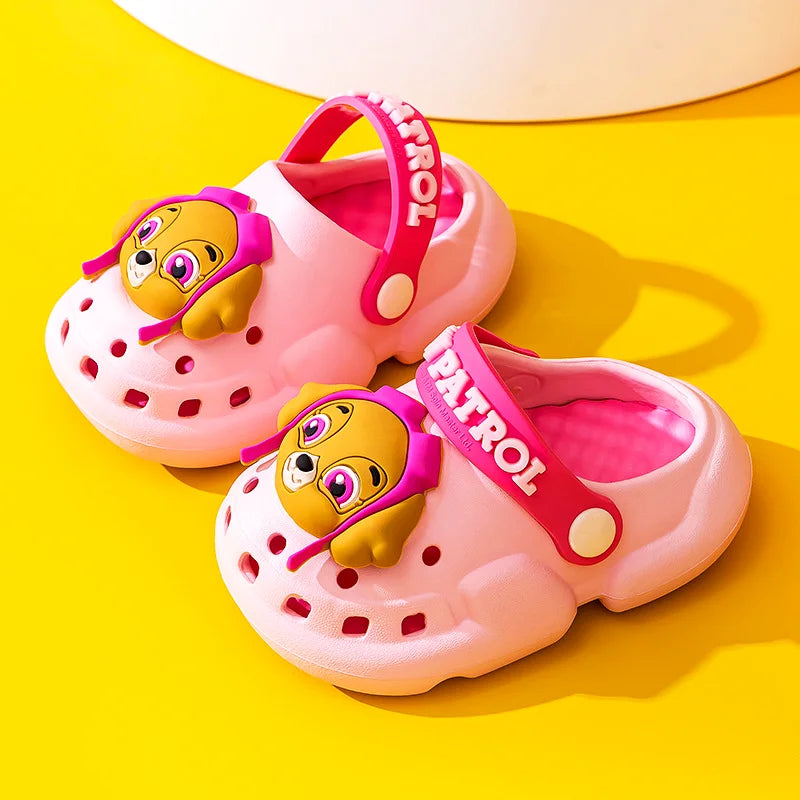 Children'S Cool Flip Flops For Boys Girl Indoor Non Slip Soft Based Cartoon Adorable Small Babies Anti Collision Hole Clogs Gift