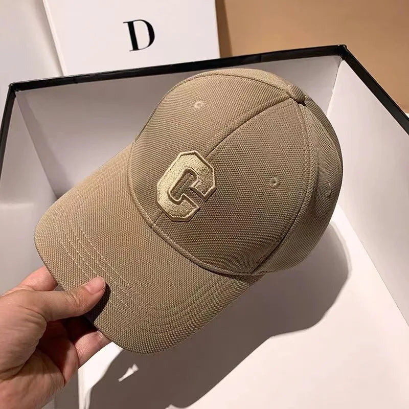Hats for Men 2025 New C Letter Embroidered Baseball Cap Kpop Fashion Couple Snapback Cap Men and Women Sun Hats Chapeau Homme