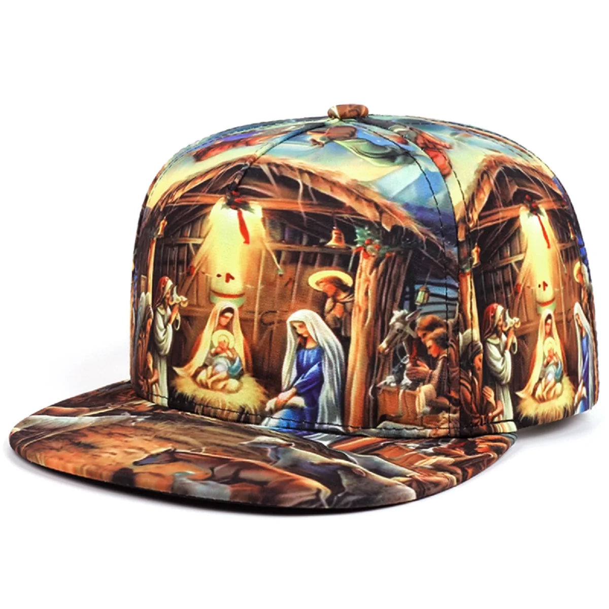 Men's Lion Animal Cartoon Printing Baseball Hat Hip Hop Fashion Women's Snapback hat Leisure Sports Button Hat Adjustable