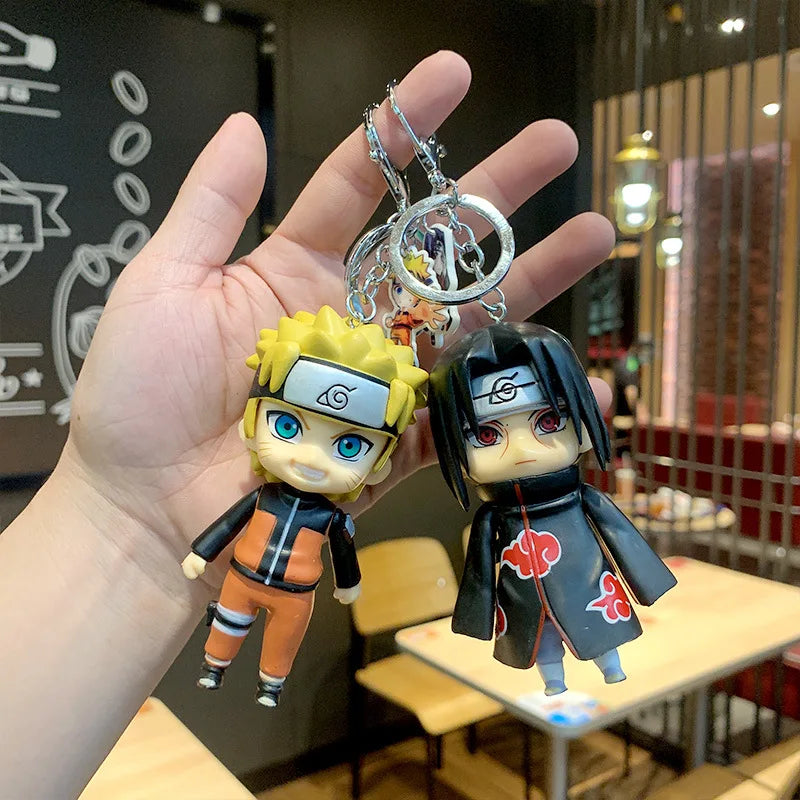Anime Keychain Cute Car Keychains For Men Women Keyring Pendant Keys Holder Accessories Backpack Pendant Tank Best Friends Gift