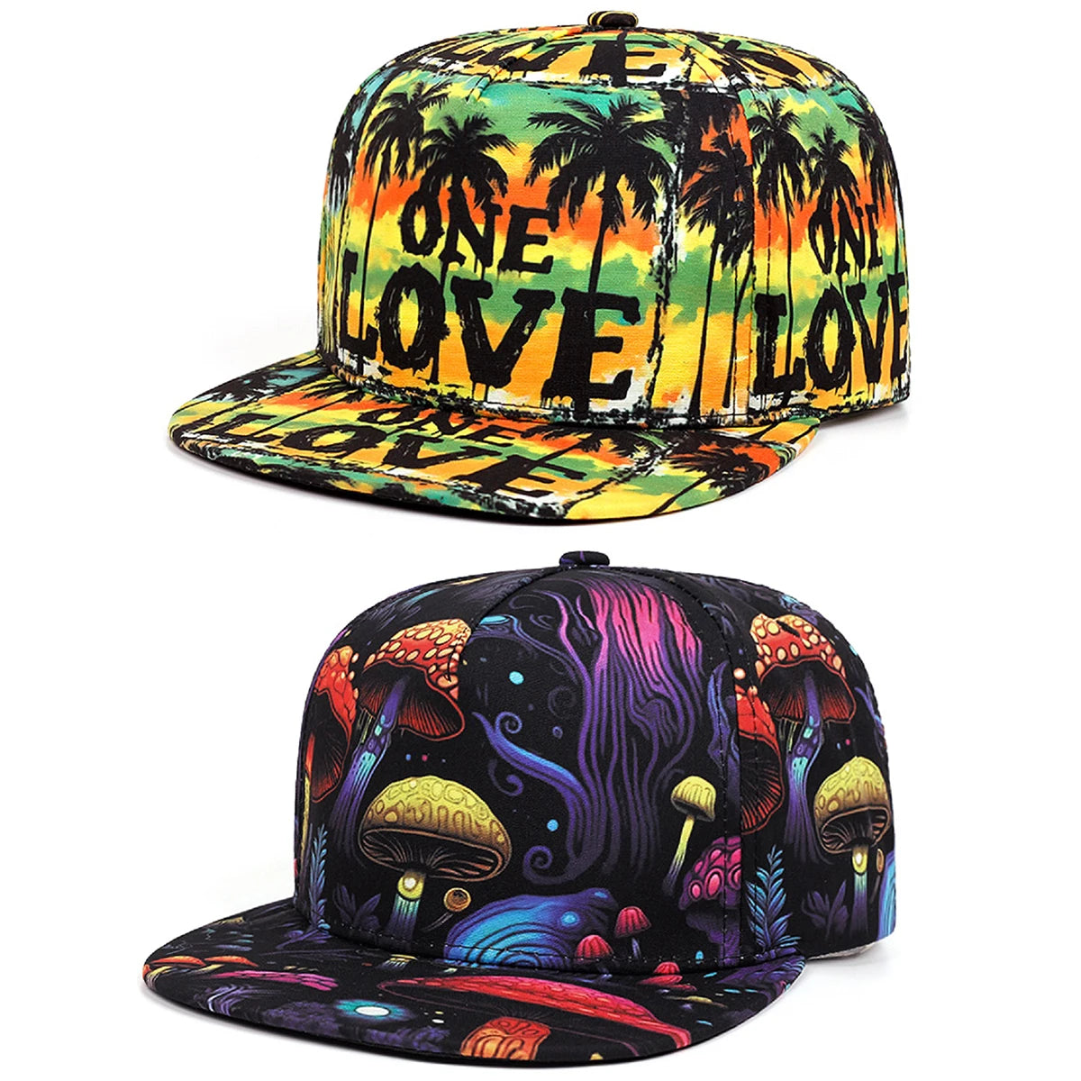 Men's Lion Animal Cartoon Printing Baseball Hat Hip Hop Fashion Women's Snapback hat Leisure Sports Button Hat Adjustable