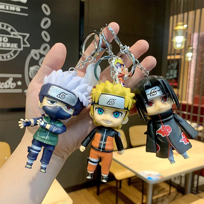 Anime Keychain Cute Car Keychains For Men Women Keyring Pendant Keys Holder Accessories Backpack Pendant Tank Best Friends Gift