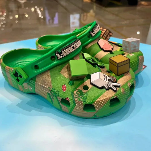 New Green Cartoon Character Summer Children Cute Cartoon Children'S Slippers Non-Slip Soft Soled Sandals Gifts