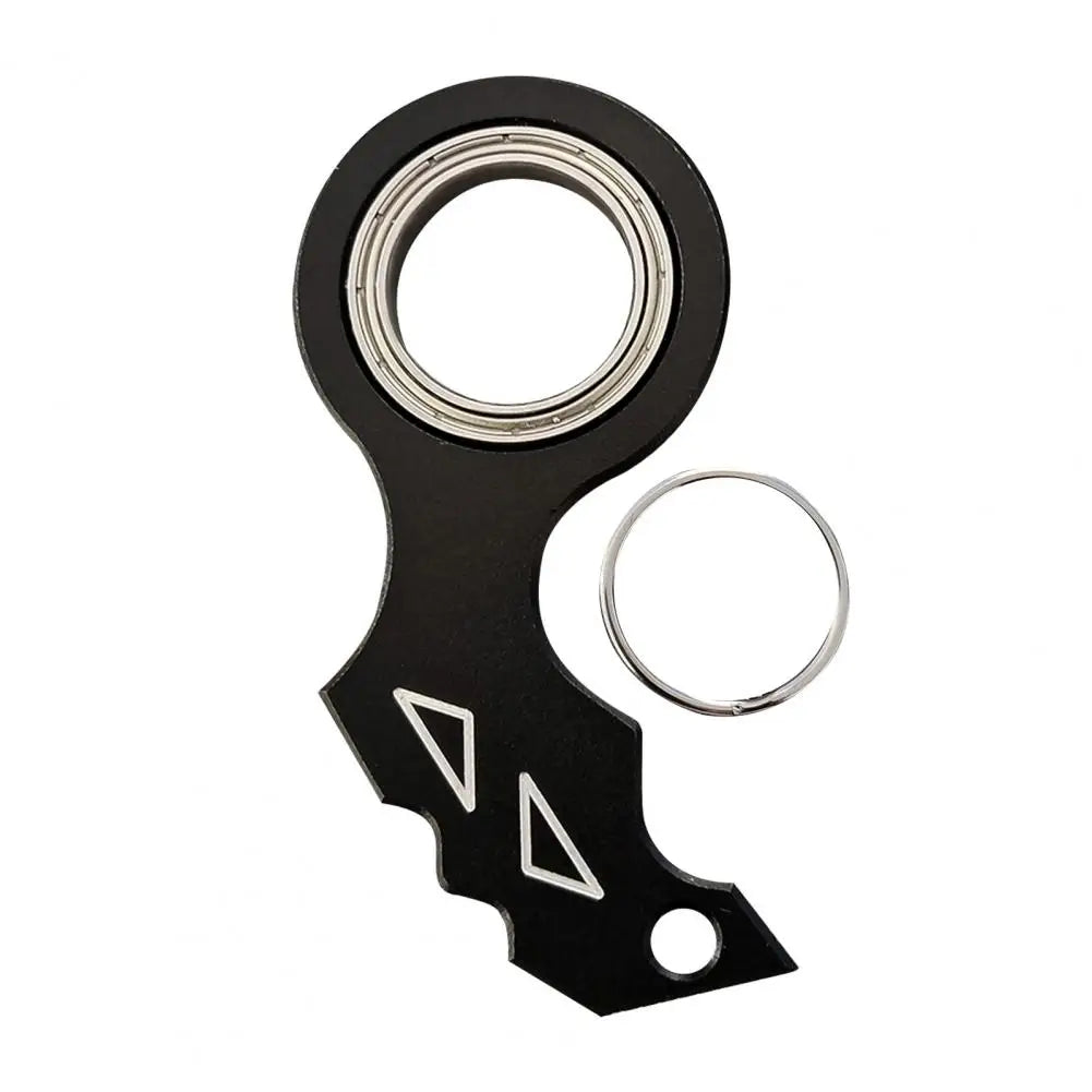 Keychain Spinner Metal Fingertip Spinning Keyring Finger Fidget Ring for Teens Adult Relieve Anxiety Boredom Keychain Fidget Toy