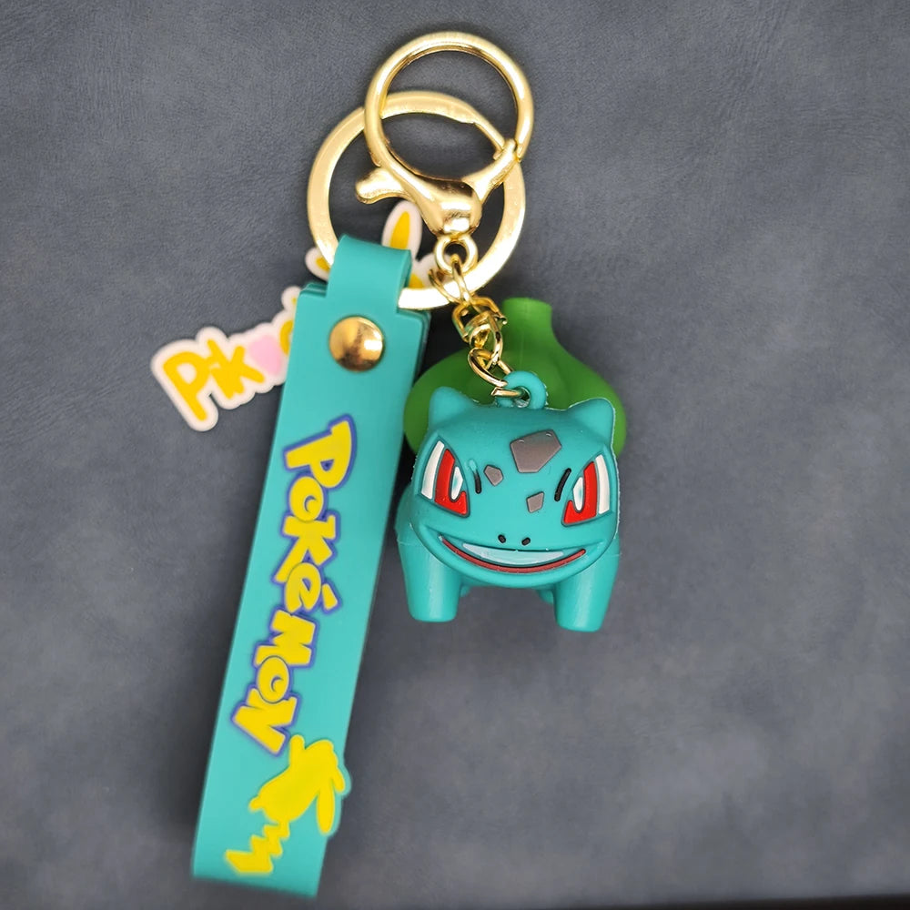 2025 the New Pokemon Keychain Pikachu Koda Duck Pendant Jewelry Figurines Doll Cartoon