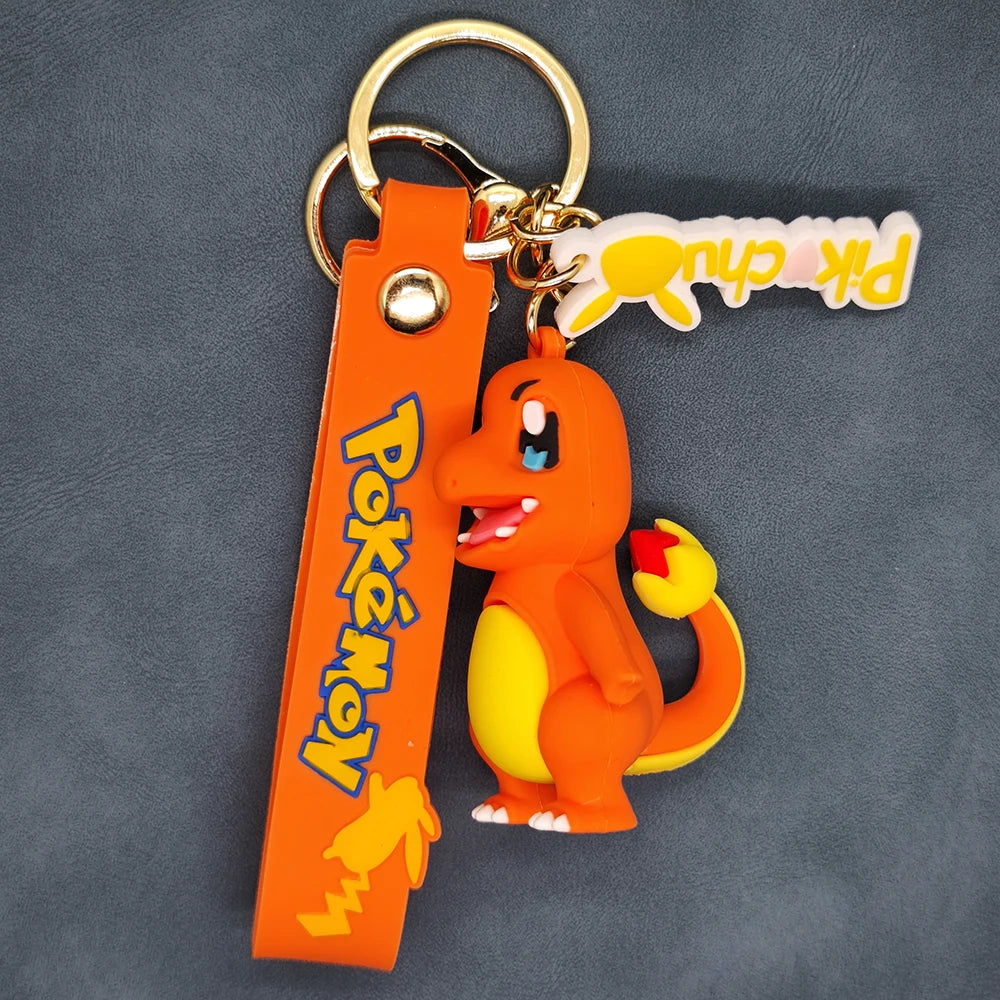 2025 the New Pokemon Keychain Pikachu Koda Duck Pendant Jewelry Figurines Doll Cartoon