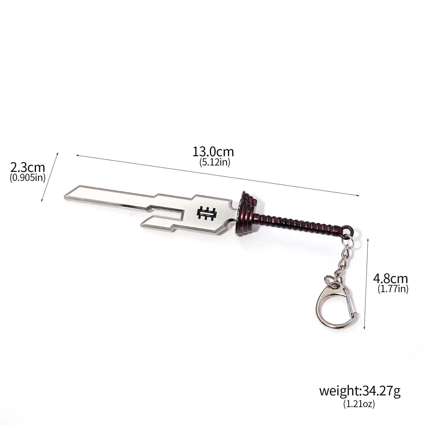 Anime Jujutsu Kaisen Keychain Nanami Kento Fushiguro Toji Weapon Model Pendant Keyring for Men Jewelry