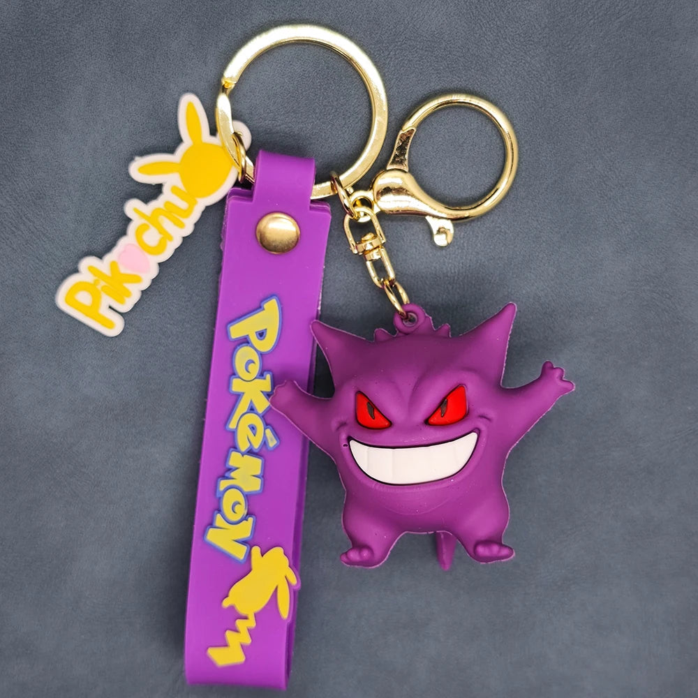 2025 the New Pokemon Keychain Pikachu Koda Duck Pendant Jewelry Figurines Doll Cartoon
