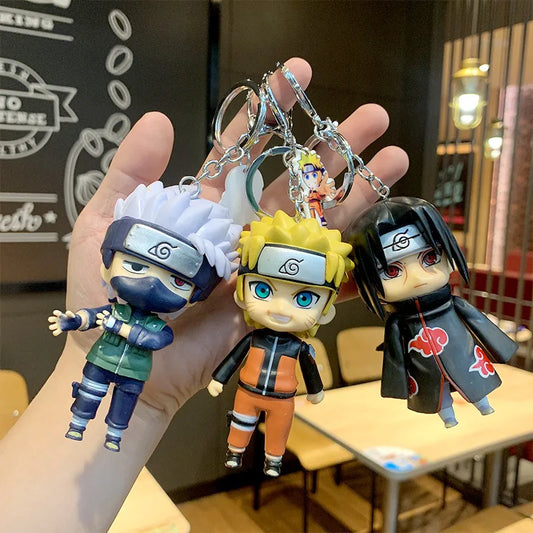 Anime Keychain Cute Car Keychains For Men Women Keyring Pendant Keys Holder Accessories Backpack Pendant Tank Best Friends Gift
