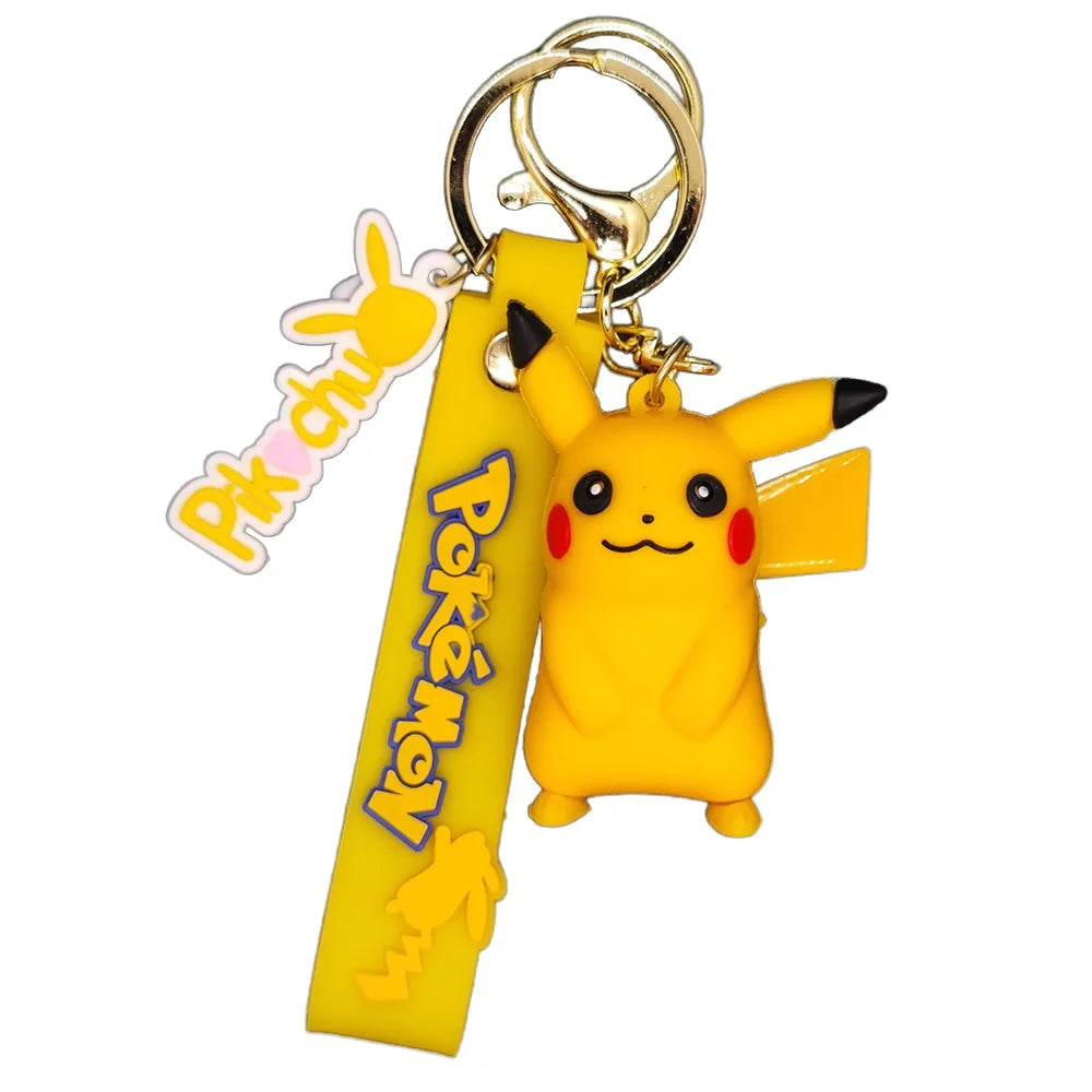 2025 the New Pokemon Keychain Pikachu Koda Duck Pendant Jewelry Figurines Doll Cartoon